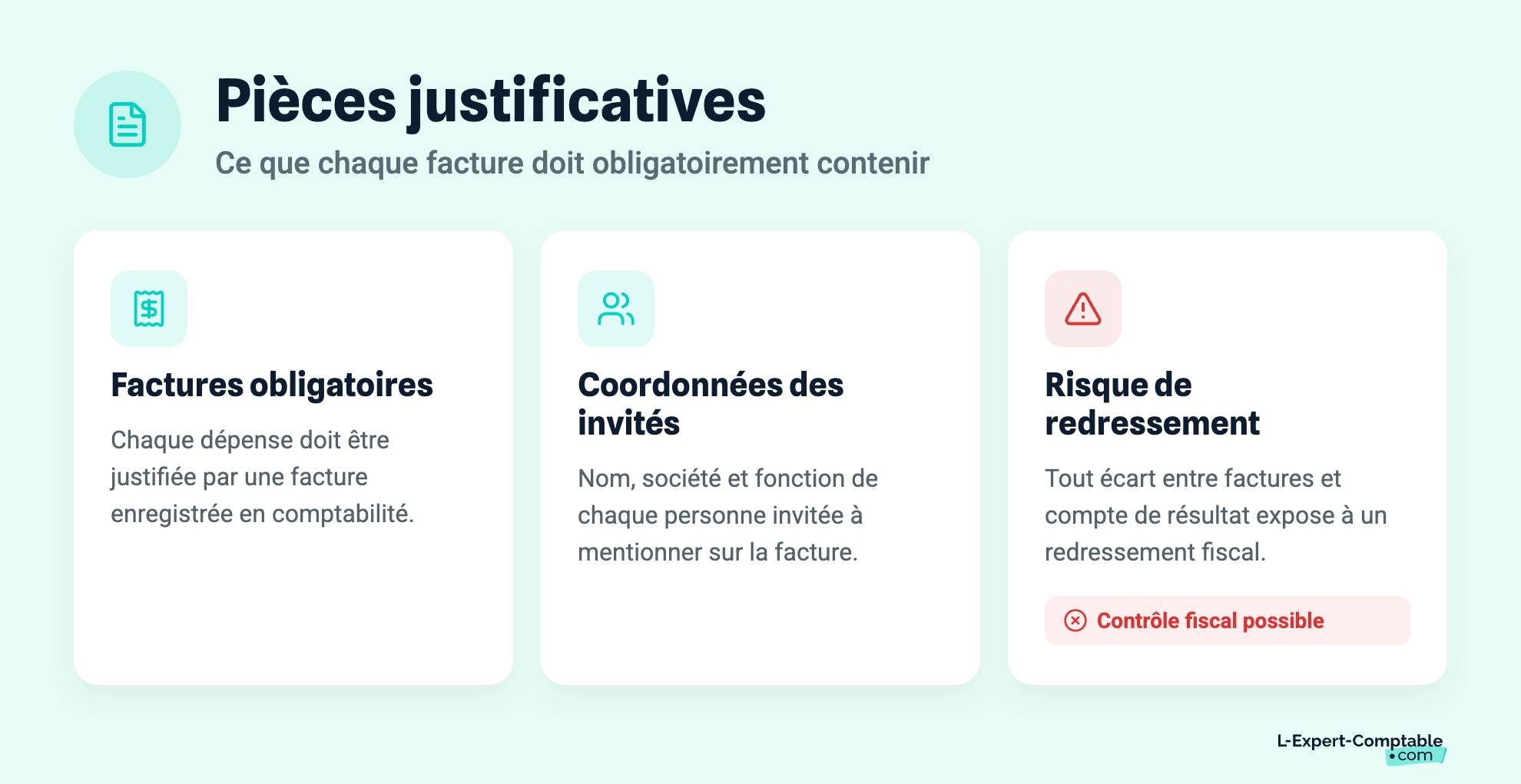 Pièces justificatives